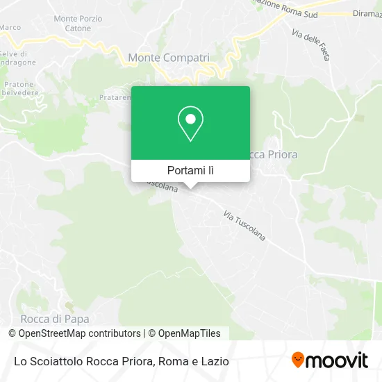 Mappa Lo Scoiattolo Rocca Priora