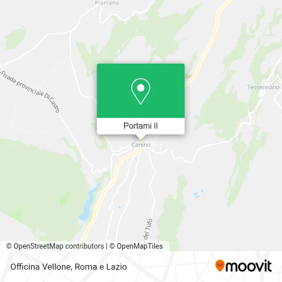 Mappa Officina Vellone