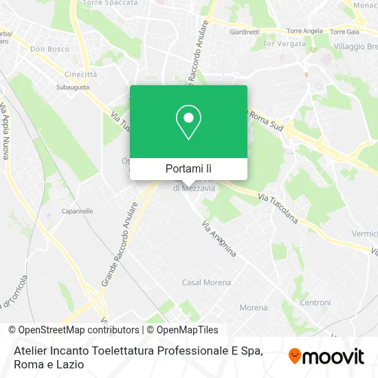 Mappa Atelier Incanto Toelettatura Professionale E Spa