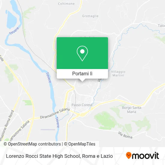 Mappa Lorenzo Rocci State High School