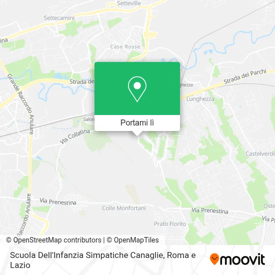 Mappa Scuola Dell'Infanzia Simpatiche Canaglie