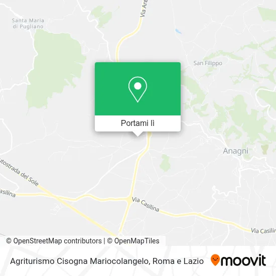 Mappa Agriturismo Cisogna Mariocolangelo