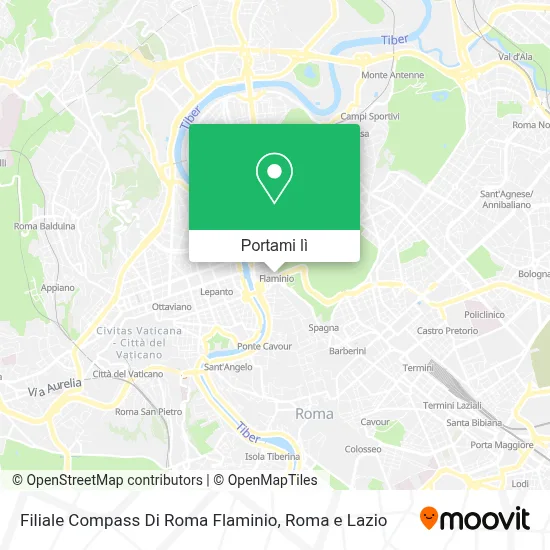 Mappa Filiale Compass Di Roma Flaminio