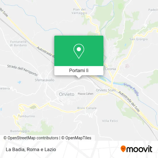 Mappa La Badia
