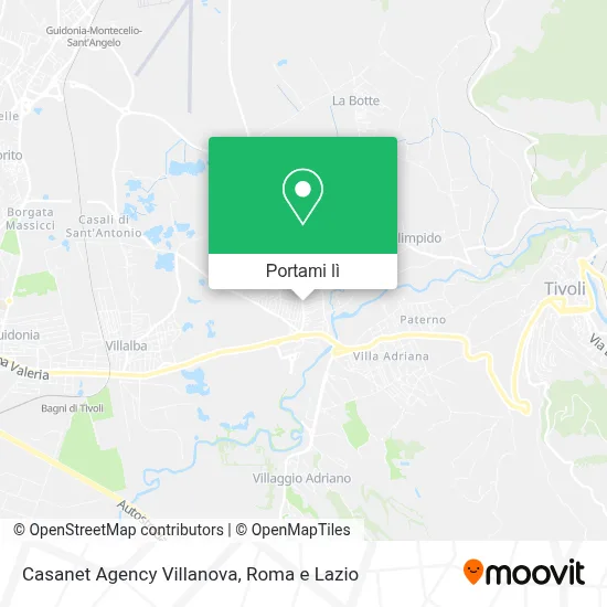 Mappa Casanet Agency Villanova