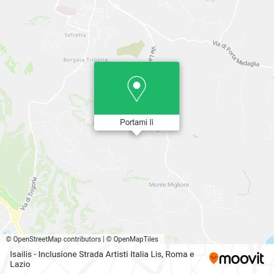 Mappa Isailis - Inclusione Strada Artisti Italia Lis