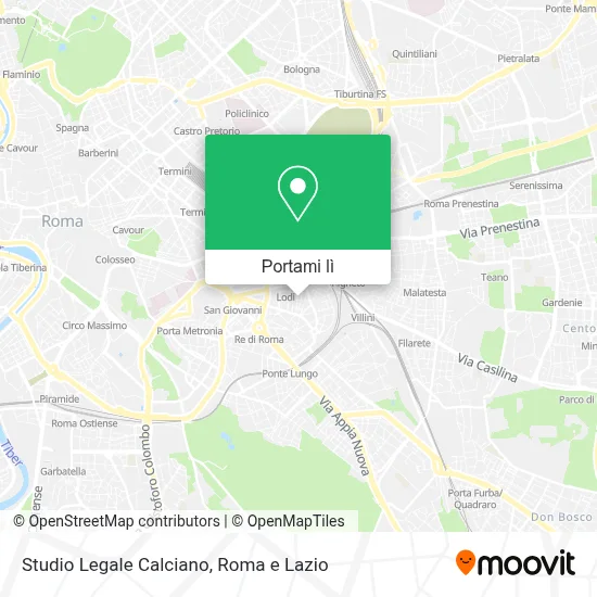Mappa Studio Legale Calciano