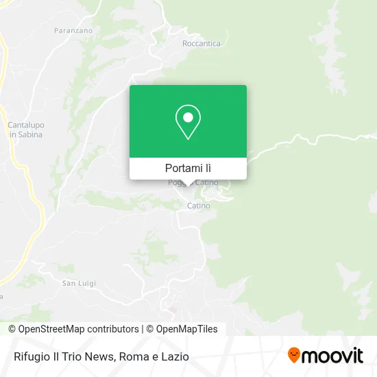 Mappa Rifugio Il Trio News