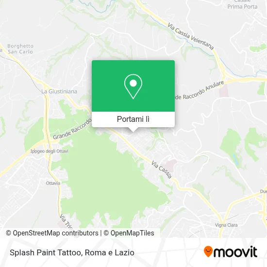 Mappa Splash Paint Tattoo