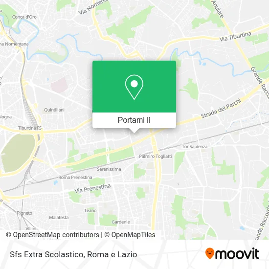 Mappa Sfs Extra Scolastico