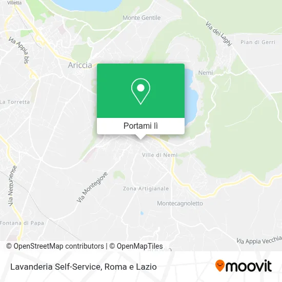 Mappa Lavanderia Self-Service