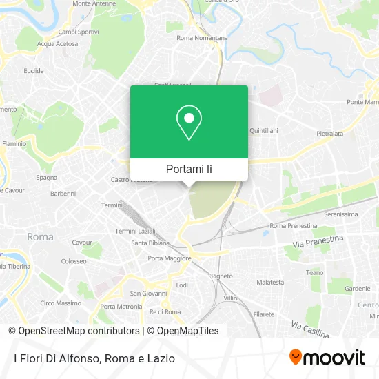 Mappa I Fiori Di Alfonso