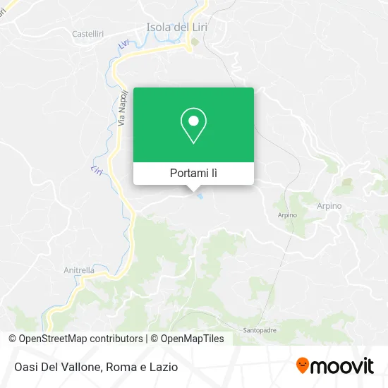 Mappa Oasi Del Vallone