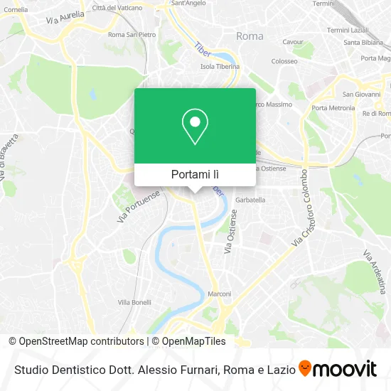 Mappa Studio Dentistico Dott. Alessio Furnari