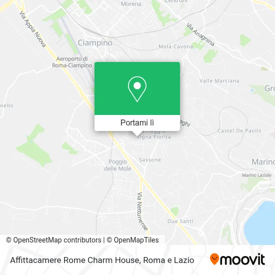Mappa Affittacamere Rome Charm House