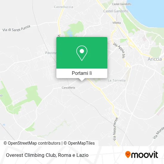 Mappa Overest Climbing Club