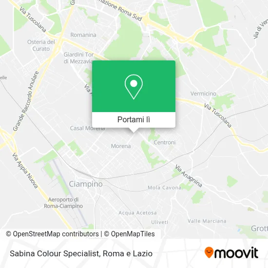 Mappa Sabina Colour Specialist