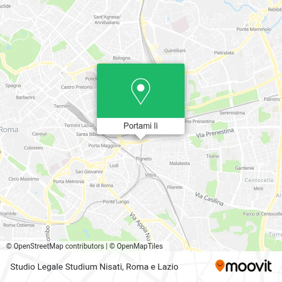 Mappa Studio Legale Studium Nisati