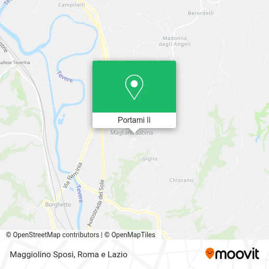Mappa Maggiolino Sposi