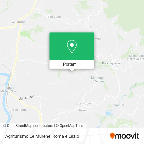 Mappa Agriturismo Le Murene