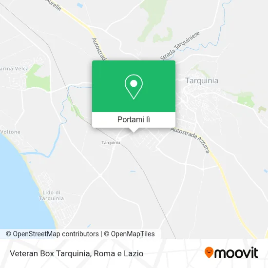 Mappa Veteran Box Tarquinia