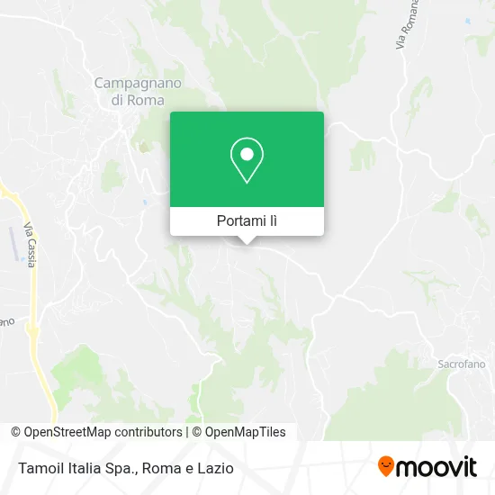 Mappa Tamoil Italia Spa.