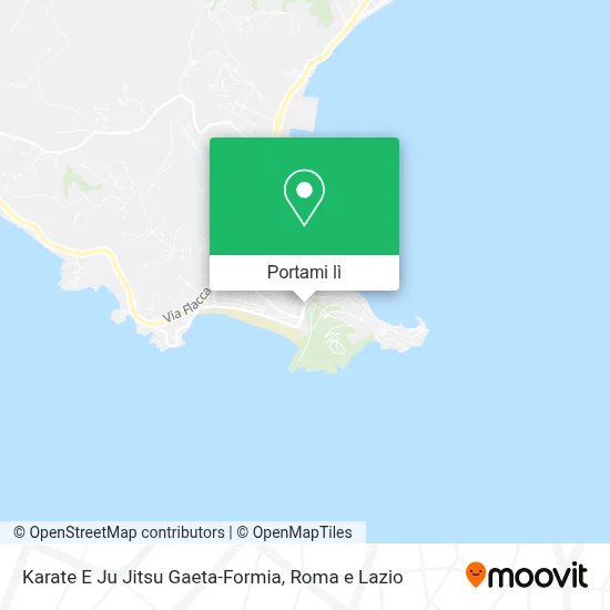 Mappa Karate E Ju Jitsu  Gaeta-Formia