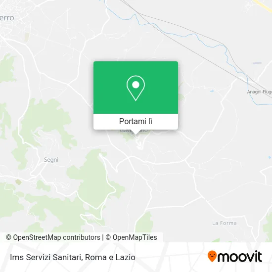 Mappa Ims Servizi Sanitari