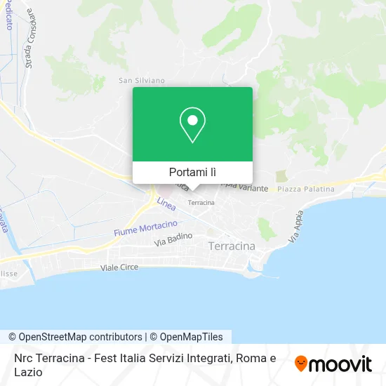 Mappa Nrc Terracina - Fest Italia Servizi Integrati