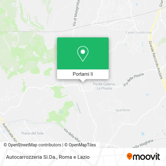 Mappa Autocarrozzeria Si.Da.