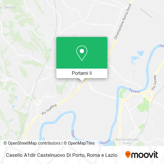 Mappa Casello A1dir Castelnuovo Di Porto