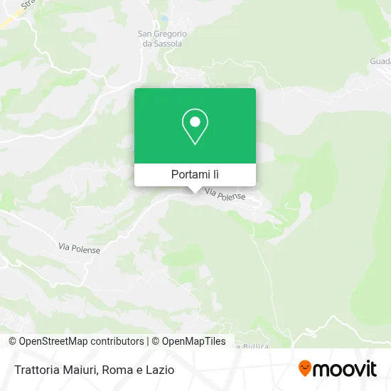 Mappa Trattoria Maiuri