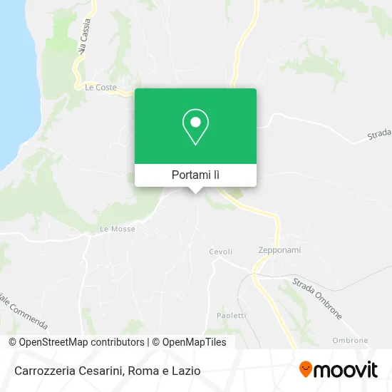 Mappa Carrozzeria Cesarini