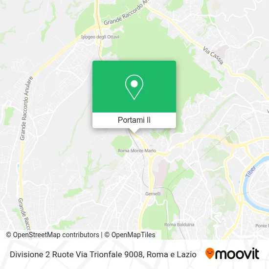 Mappa Divisione 2 Ruote Via Trionfale 9008