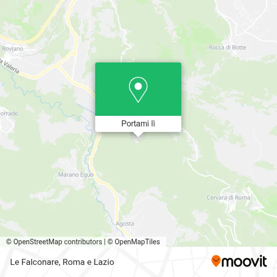 Mappa Le Falconare