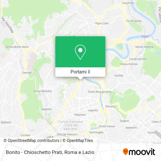 Mappa Bonito - Chioschetto Prati