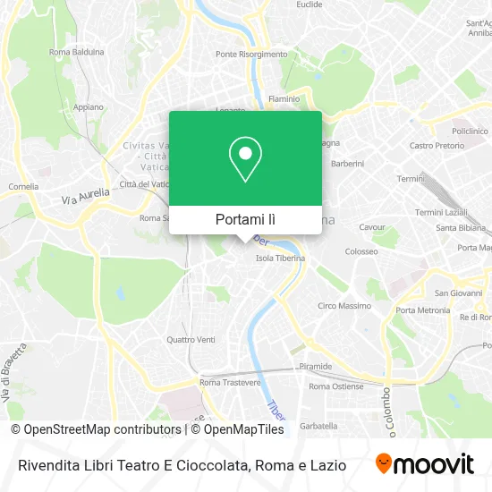 Mappa Rivendita Libri Teatro E Cioccolata