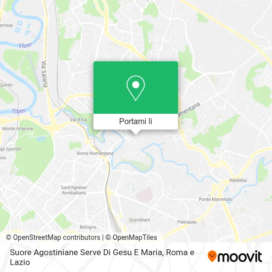 Mappa Suore Agostiniane Serve Di Gesu E Maria