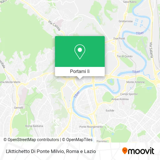Mappa L'Attichetto Di Ponte Milvio
