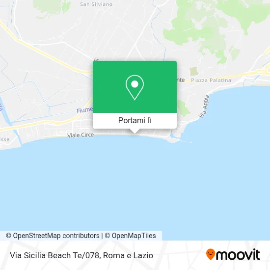 Mappa Via Sicilia Beach Te/078