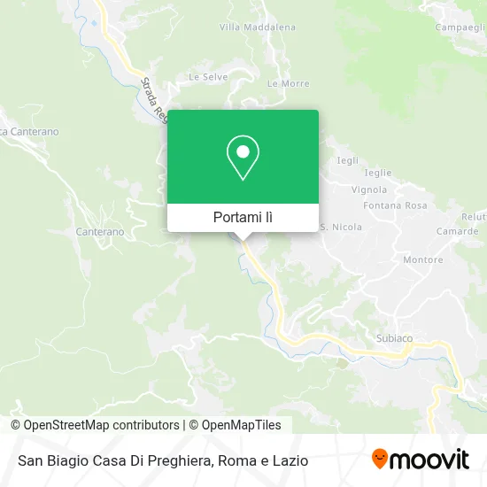 Mappa San Biagio Casa Di Preghiera