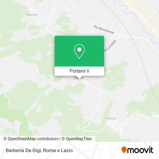 Mappa Barberia Da Gigi
