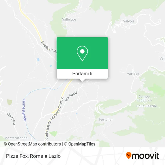 Mappa Pizza Fox