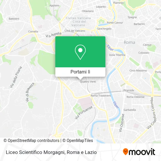 Mappa Liceo Scientifico Morgagni