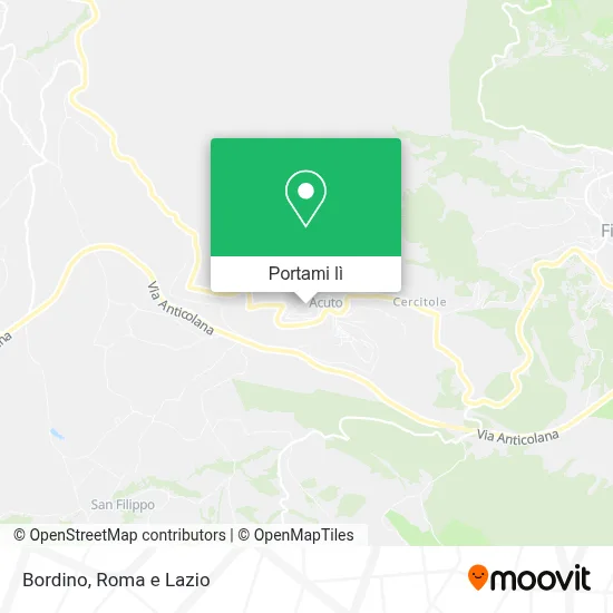 Mappa Bordino