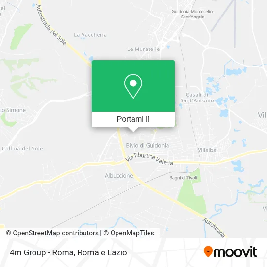 Mappa 4m Group - Roma