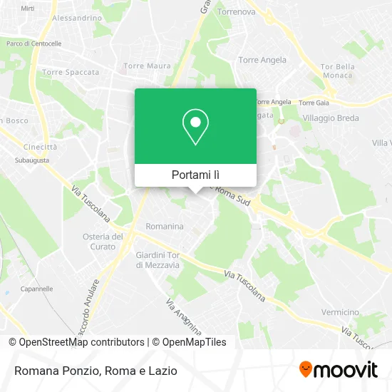 Mappa Romana Ponzio