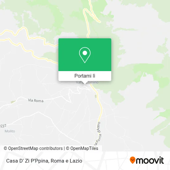 Mappa Casa D' Zì P'Ppina