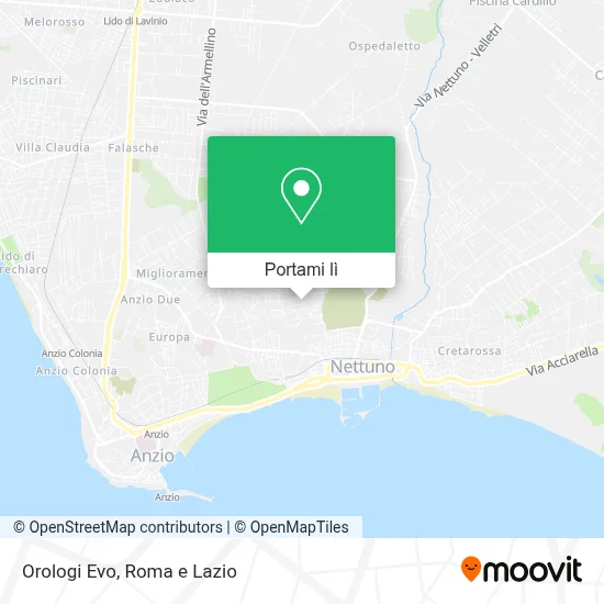 Mappa Orologi Evo