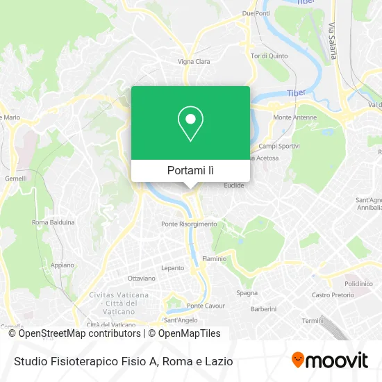 Mappa Studio Fisioterapico Fisio A